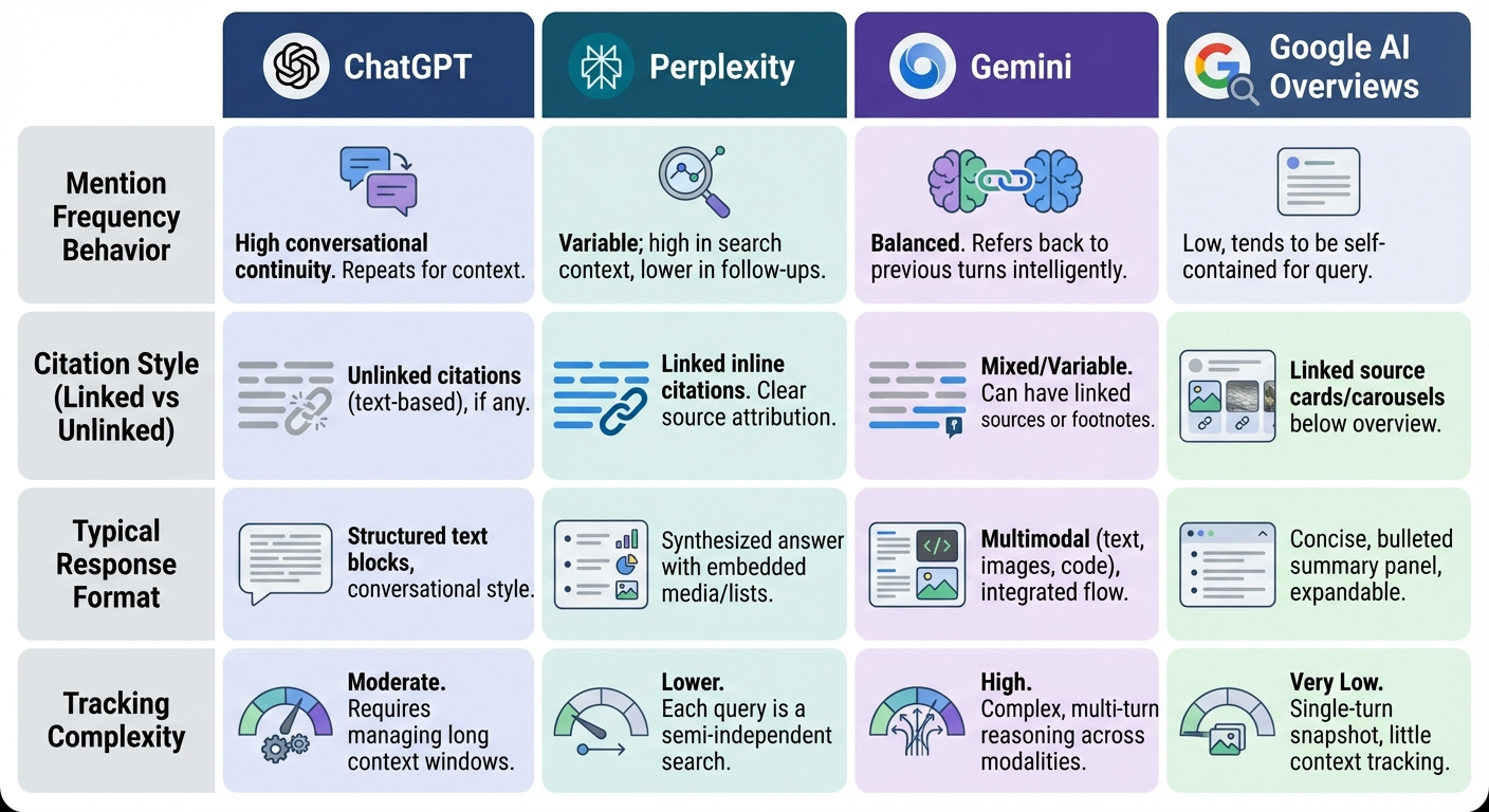 ai platform comparison infographic