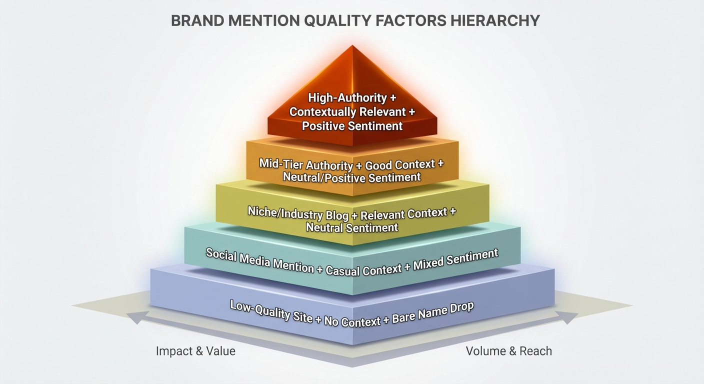 brand mention quality pyramid