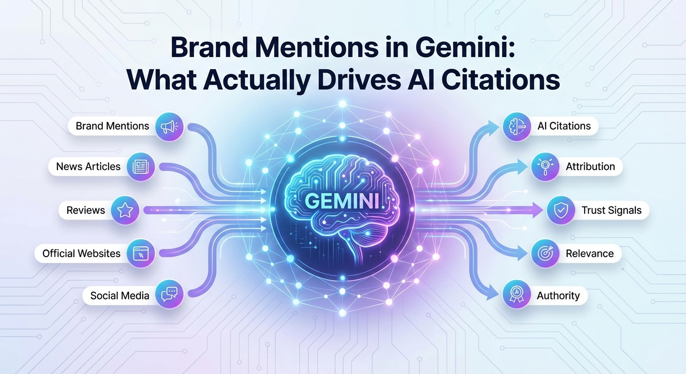 Brand Mentions in Gemini: What Actually Drives AI Citations