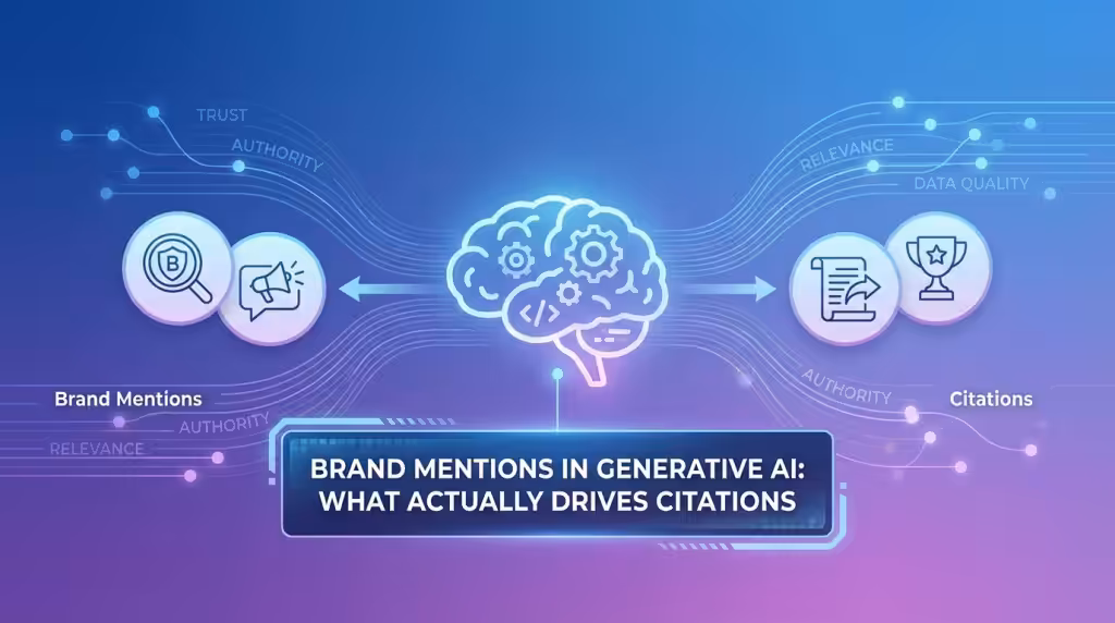 Brand Mentions in Generative AI: What Actually Drives Citations