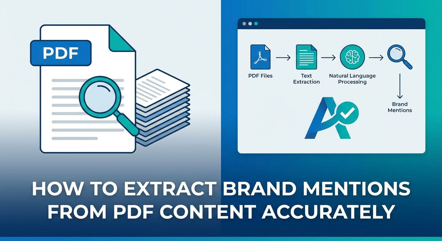 How to Extract Brand Mentions From PDF Content Accurately