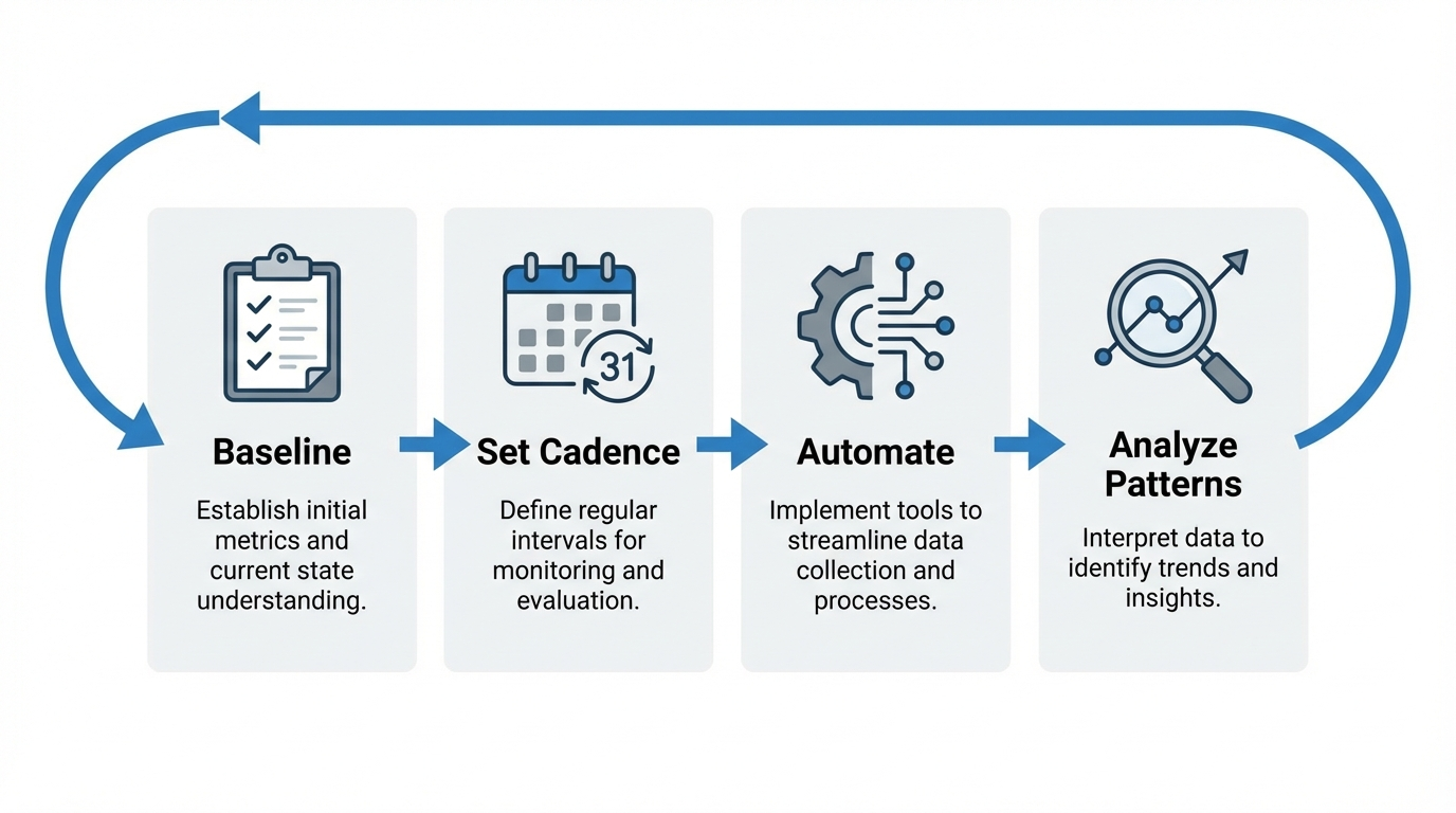 four step workflow diagram