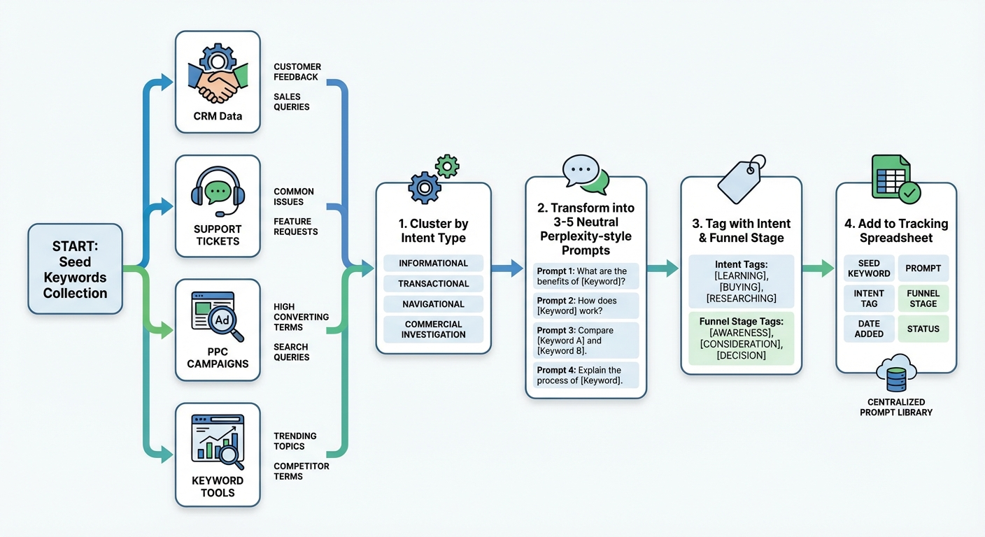 prompt library creation flowchart