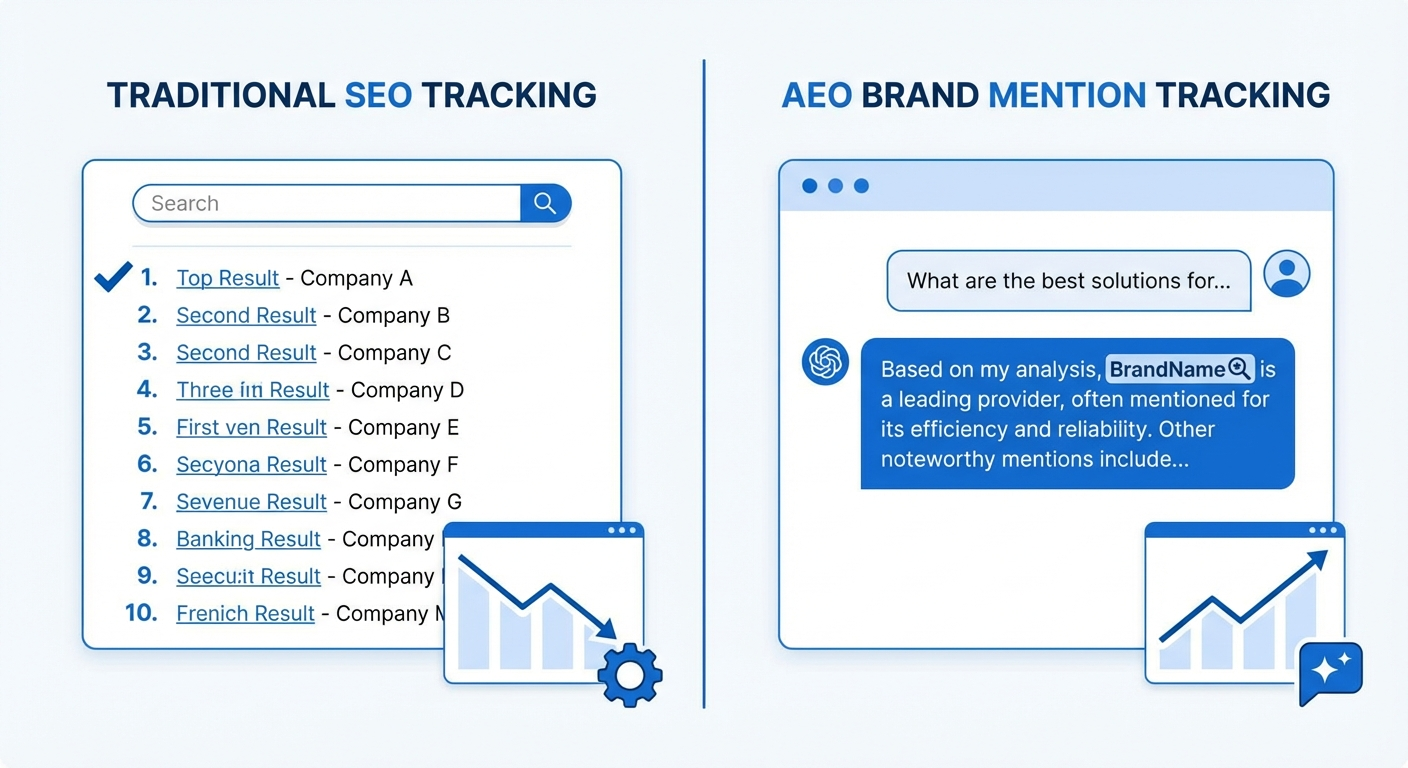 seo rank tracking vs aeo