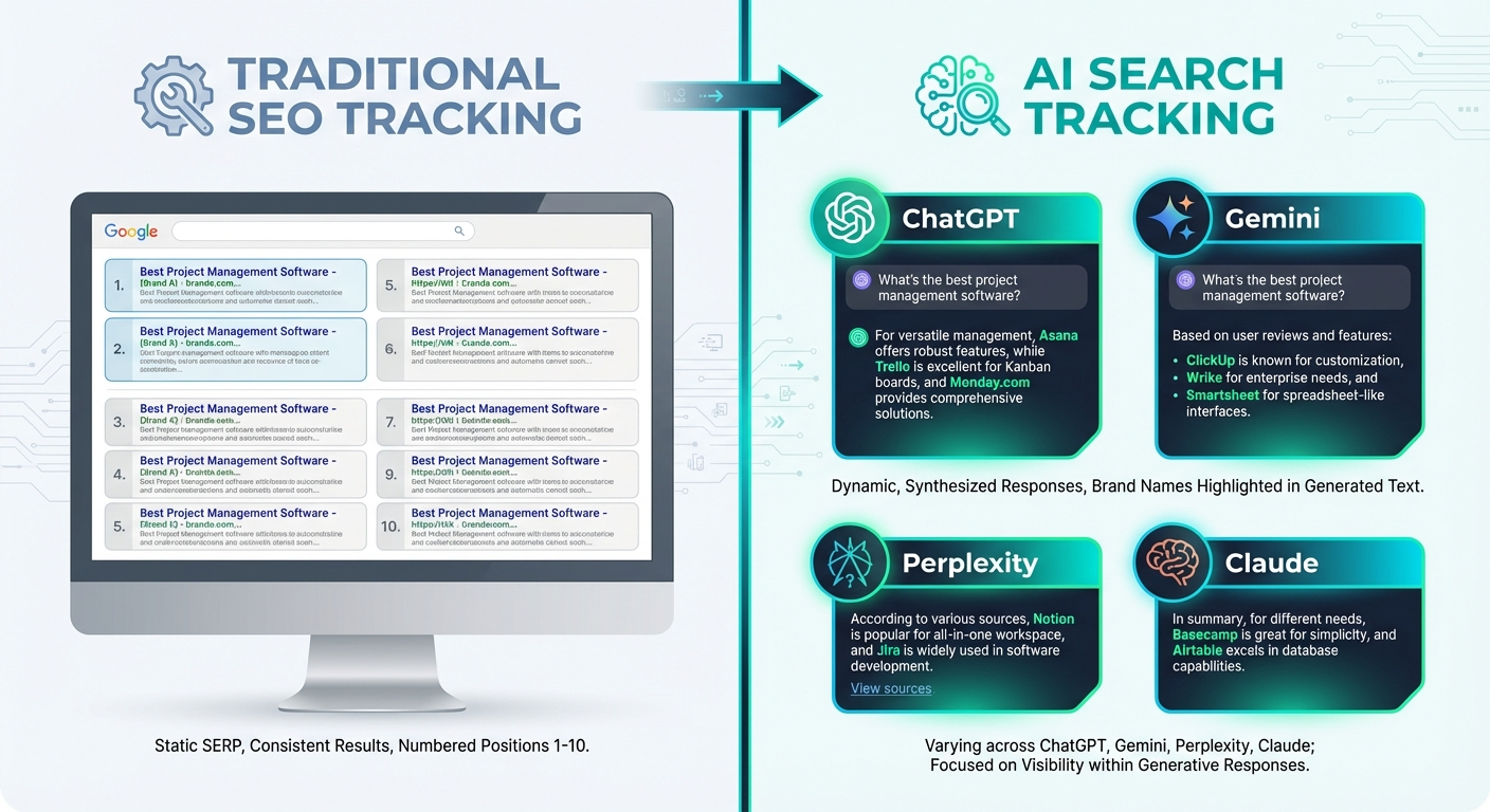 traditional seo versus ai search tracking