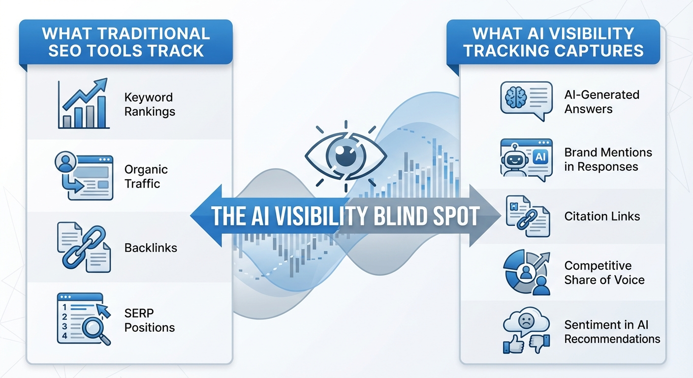 traditional seo versus ai visibility