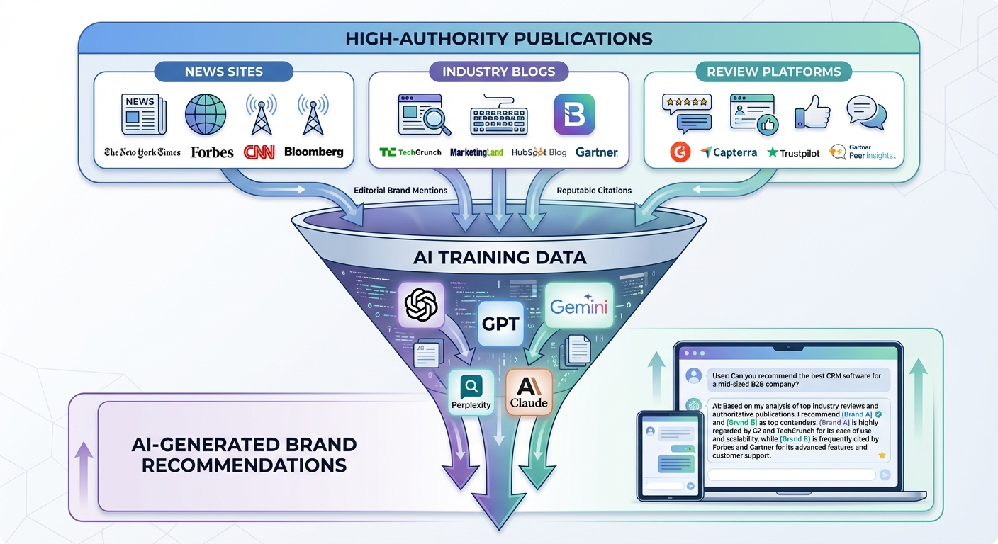 ai brand recommendation funnel