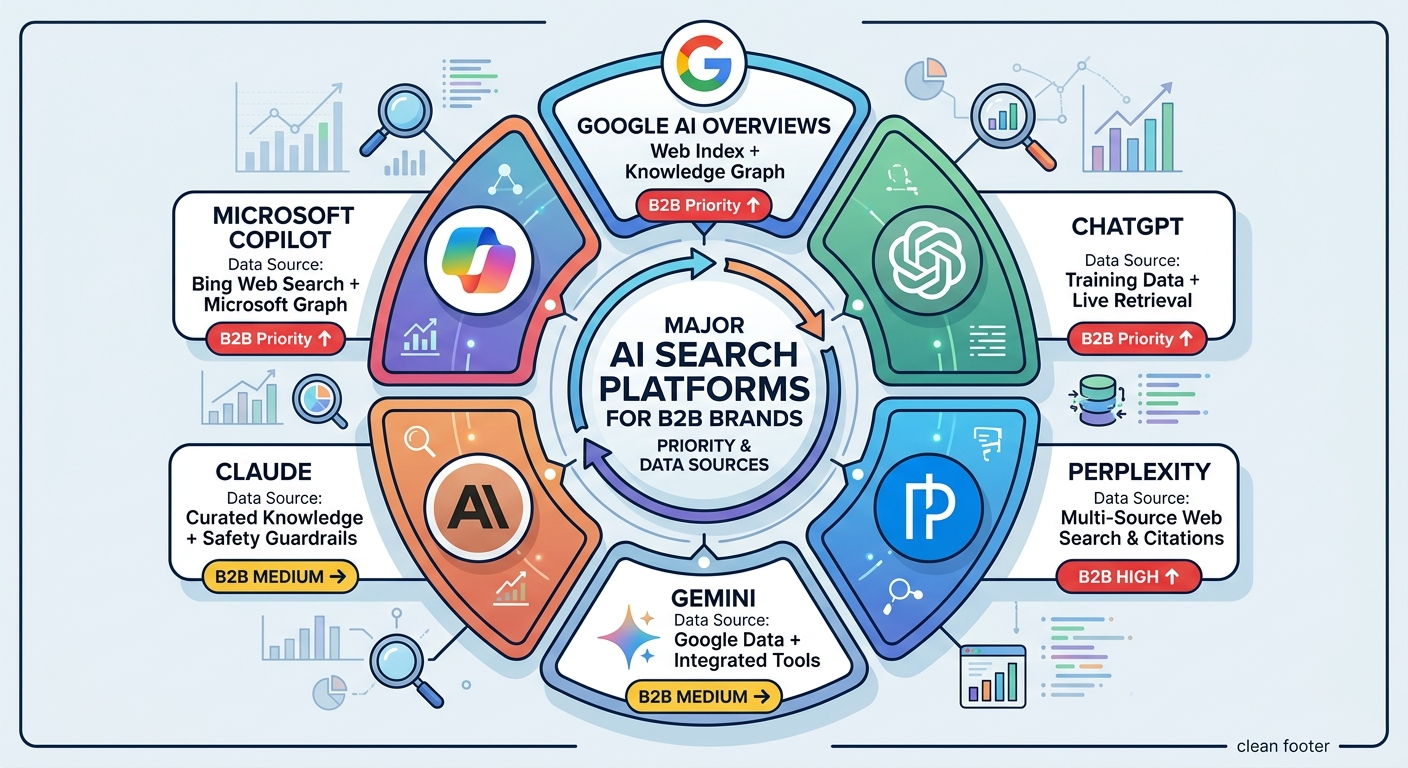 ai search platforms infographic