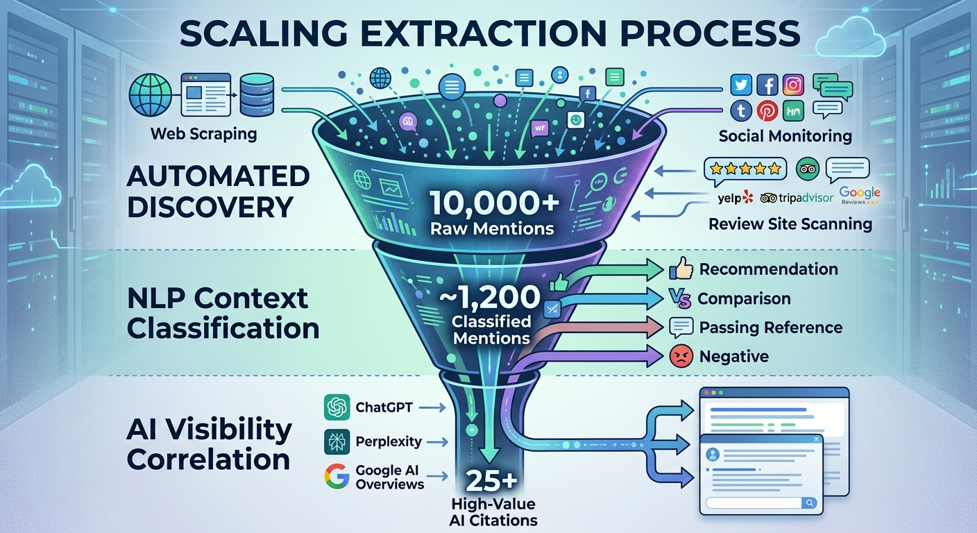 ai visibility funnel infographic