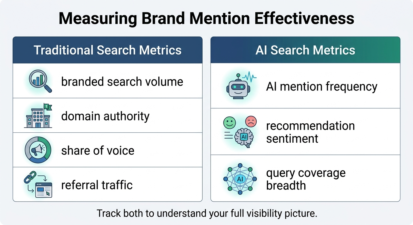 brand mention effectiveness metrics