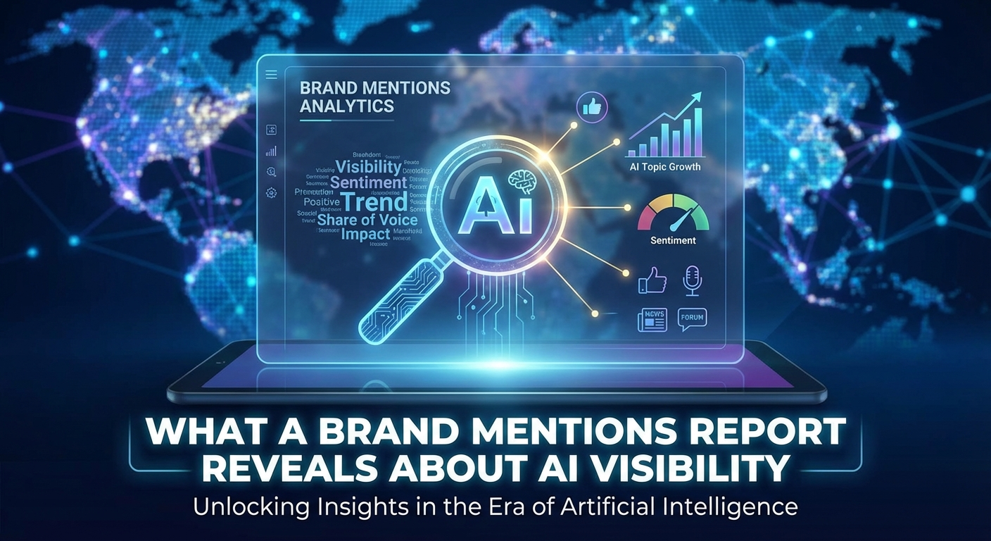 What a Brand Mentions Report Reveals About AI Visibility