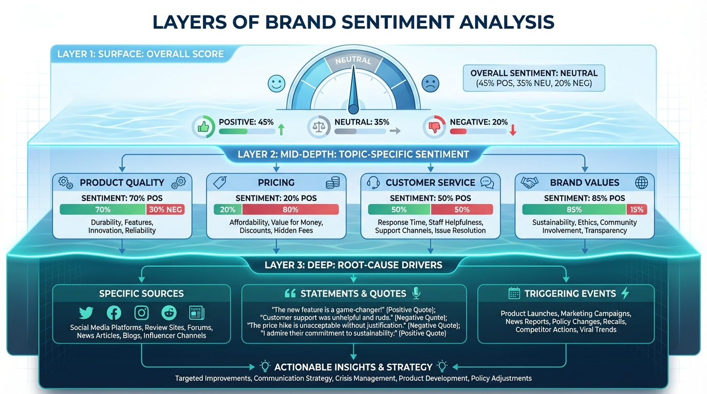 brand sentiment analysis layers