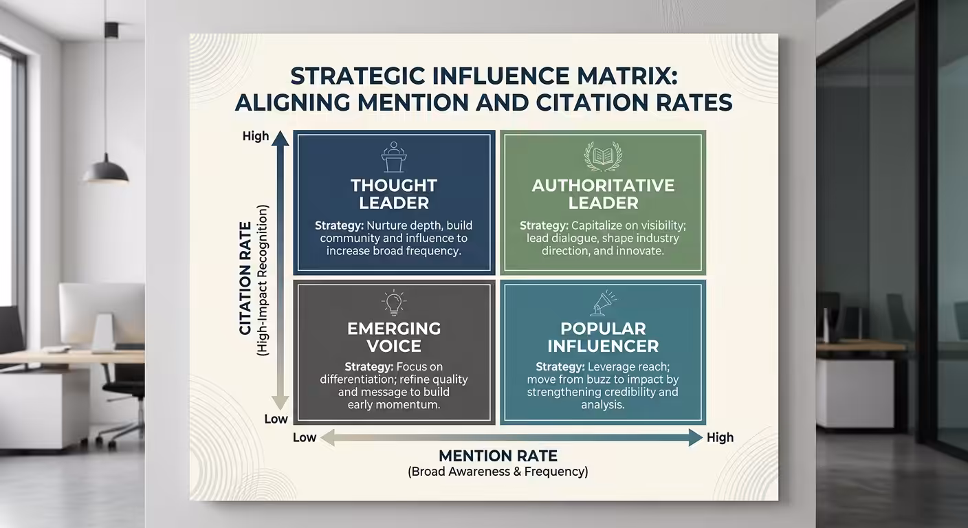 citation mention rate matrix