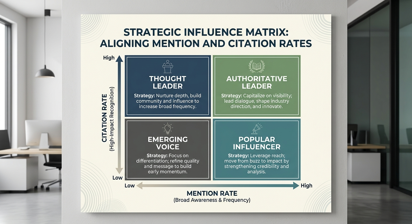 citation mention rate matrix