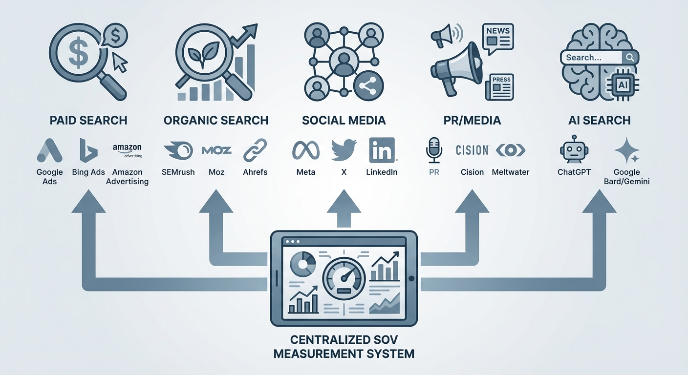 cross channel sov dashboard