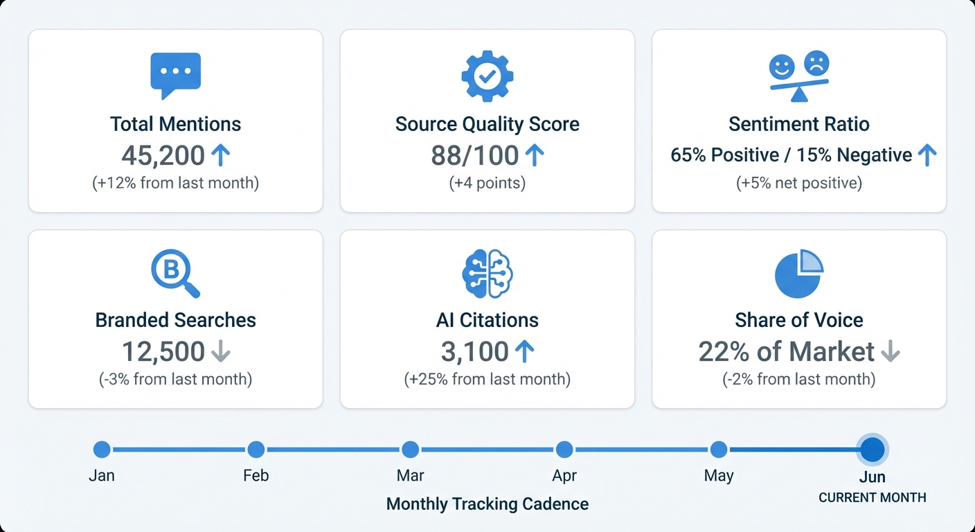 dashboard metrics infographic