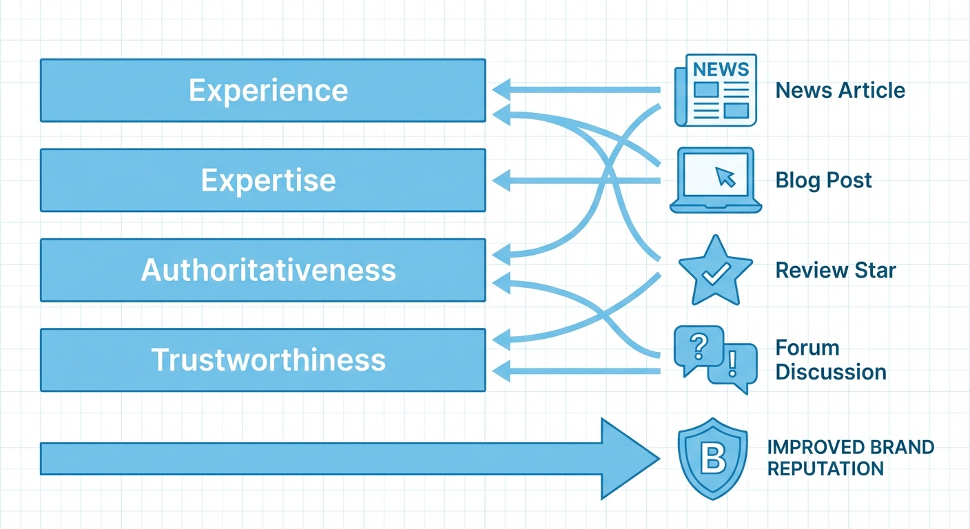 eeat brand mentions infographic