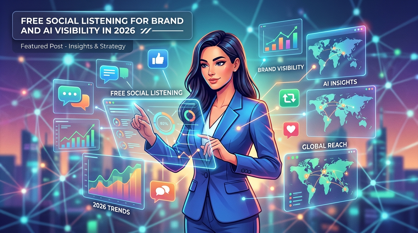 Free Social Listening for Brand and AI Visibility in 2026