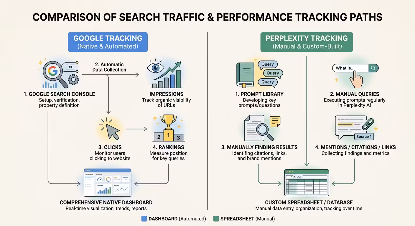 Track Brand Mentions In Perplexity, google perplexity tracking comparison