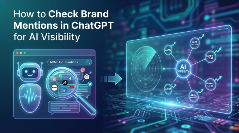 How to Check Brand Mentions in ChatGPT for AI Visibility