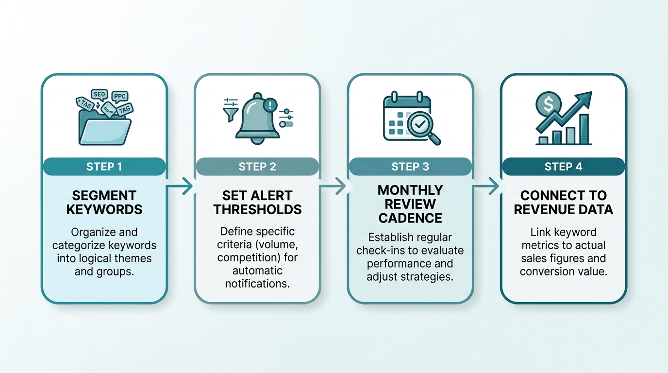 keyword alert workflow diagram