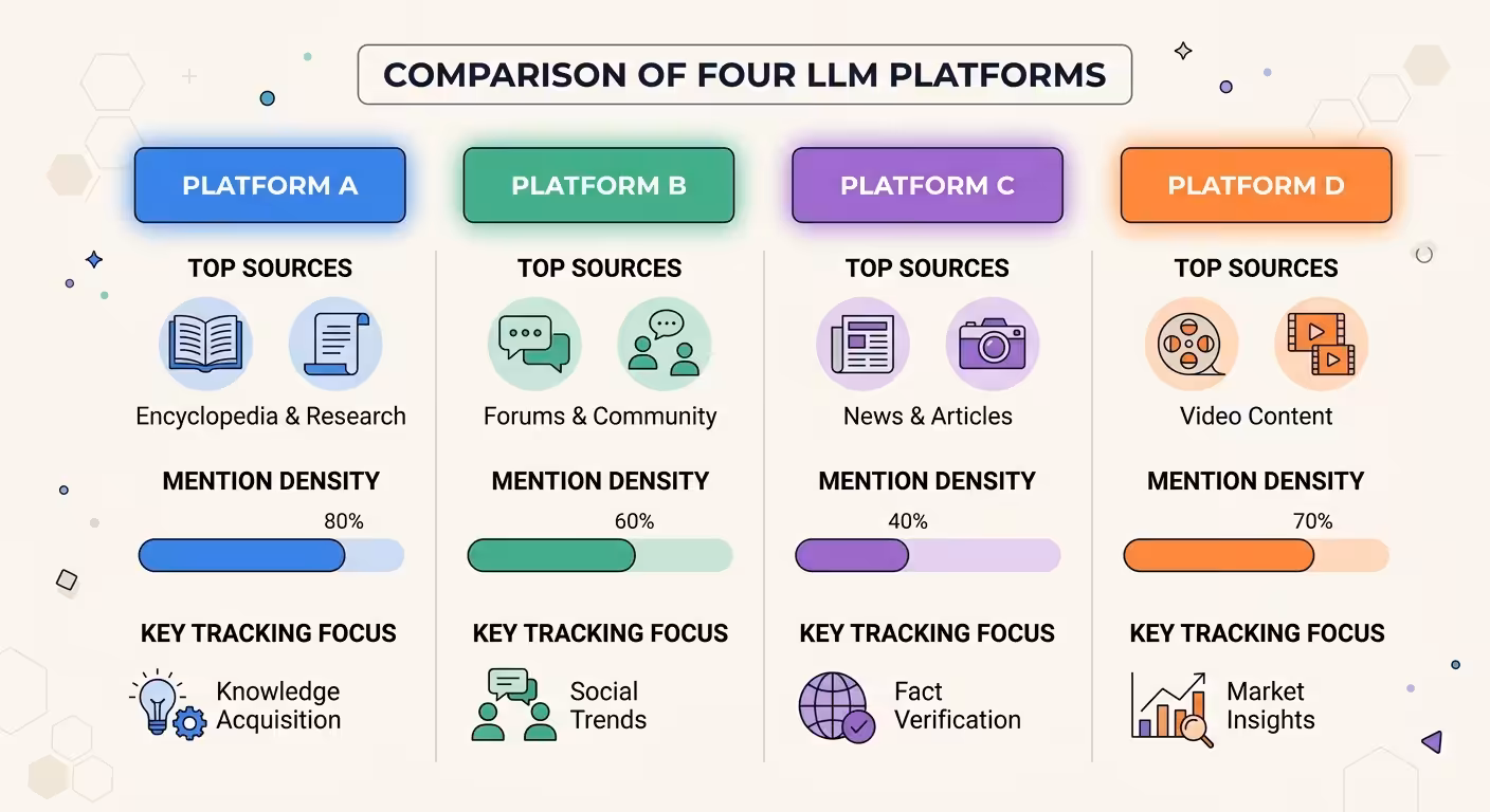 llm platform comparison infographic
