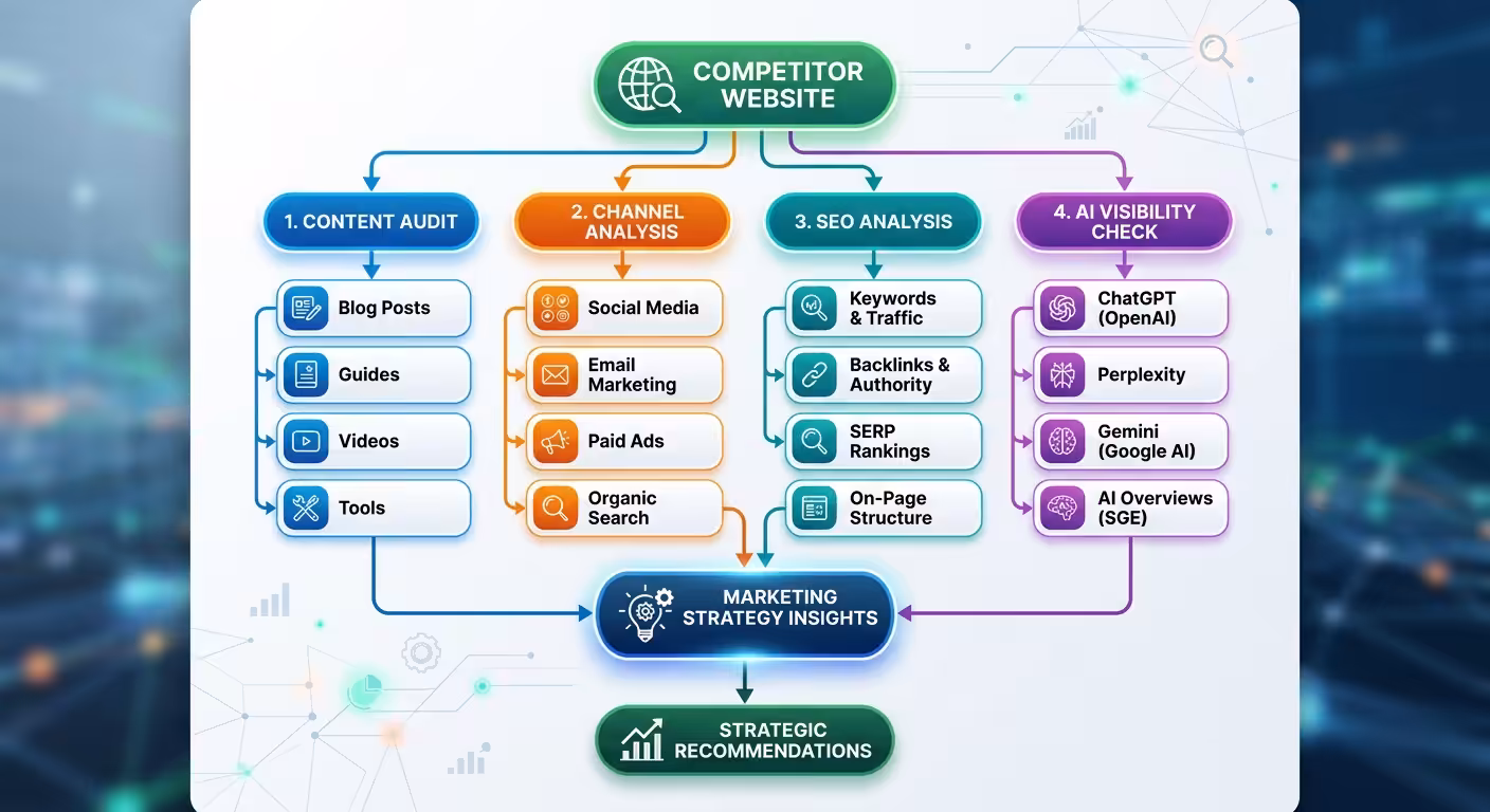 marketing content analysis flowchart