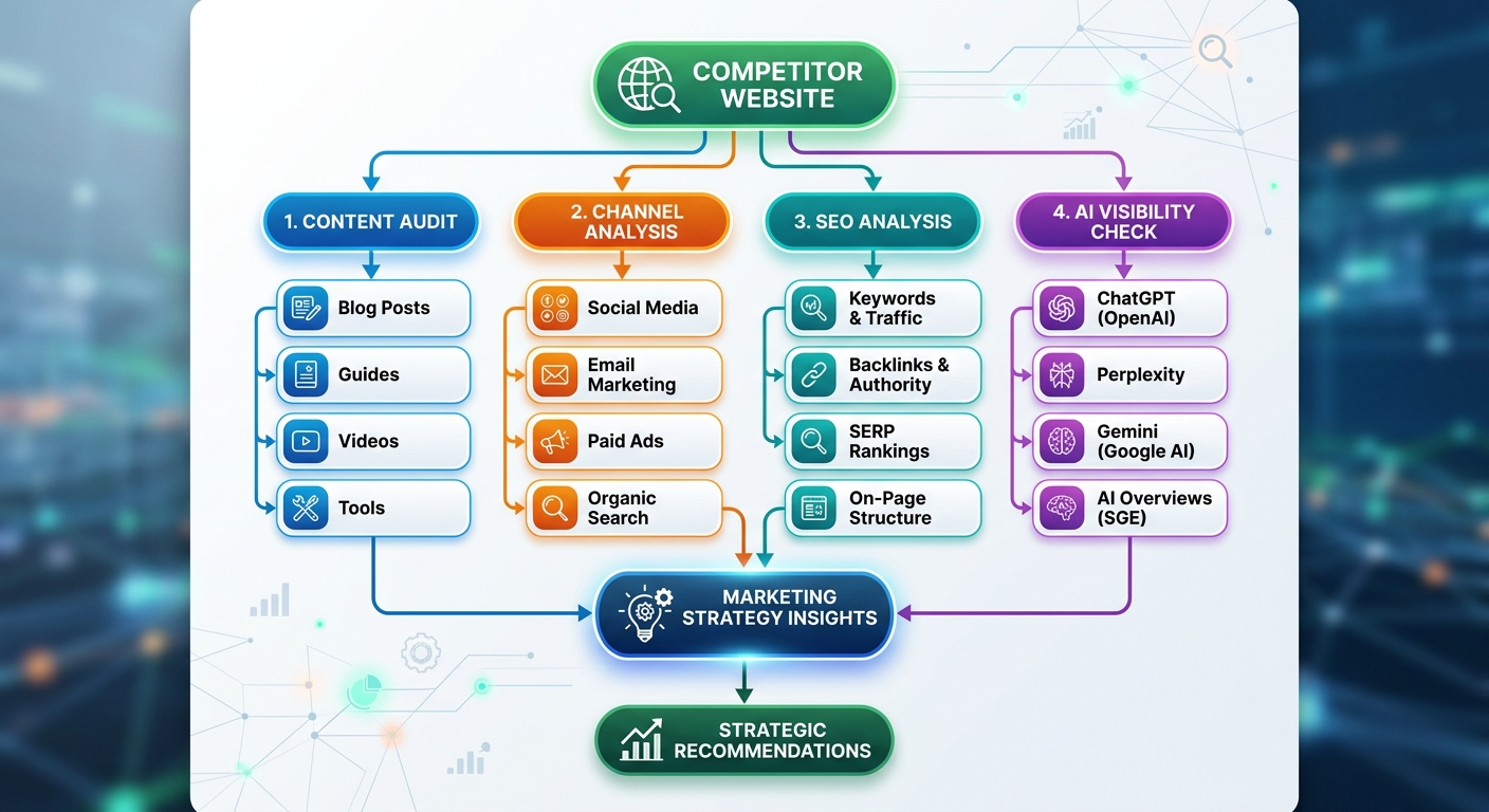 marketing content analysis flowchart