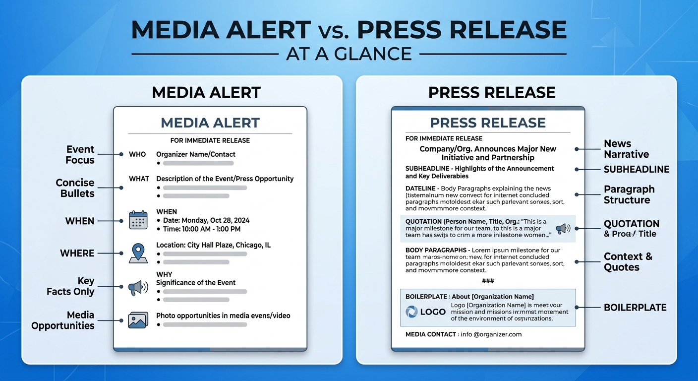 media alert vs press release