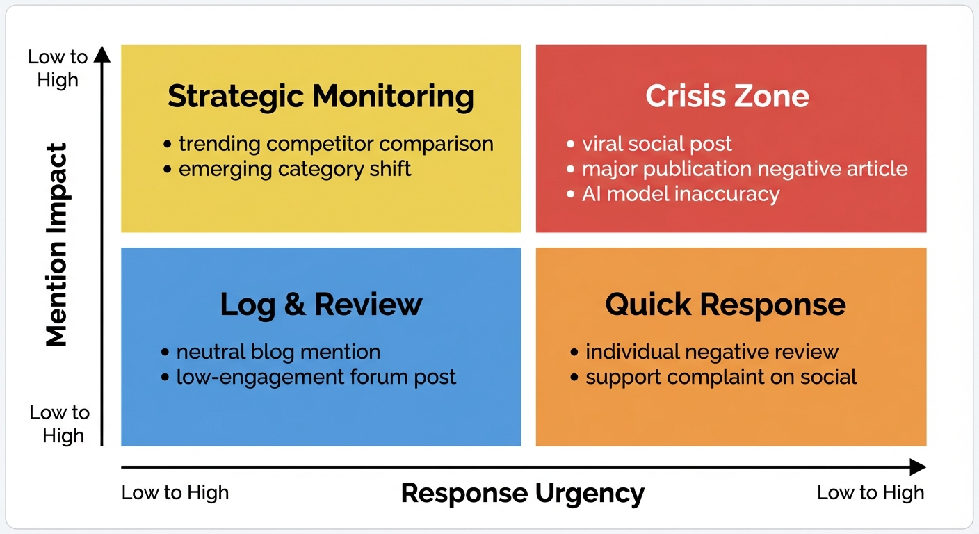 mention impact urgency matrix