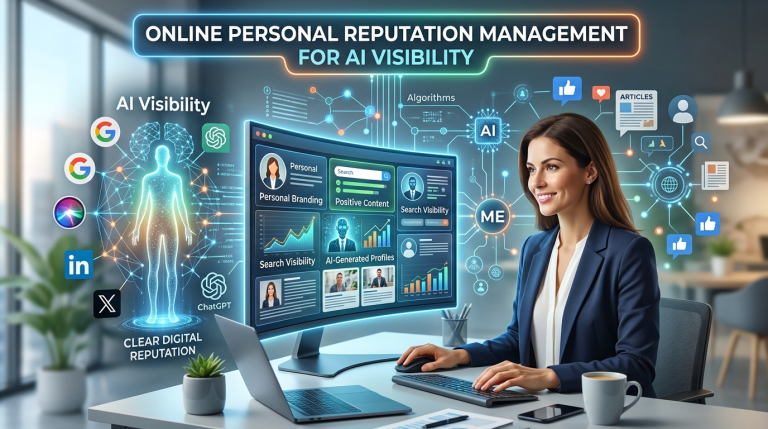 Online Personal Reputation Management for AI Visibility