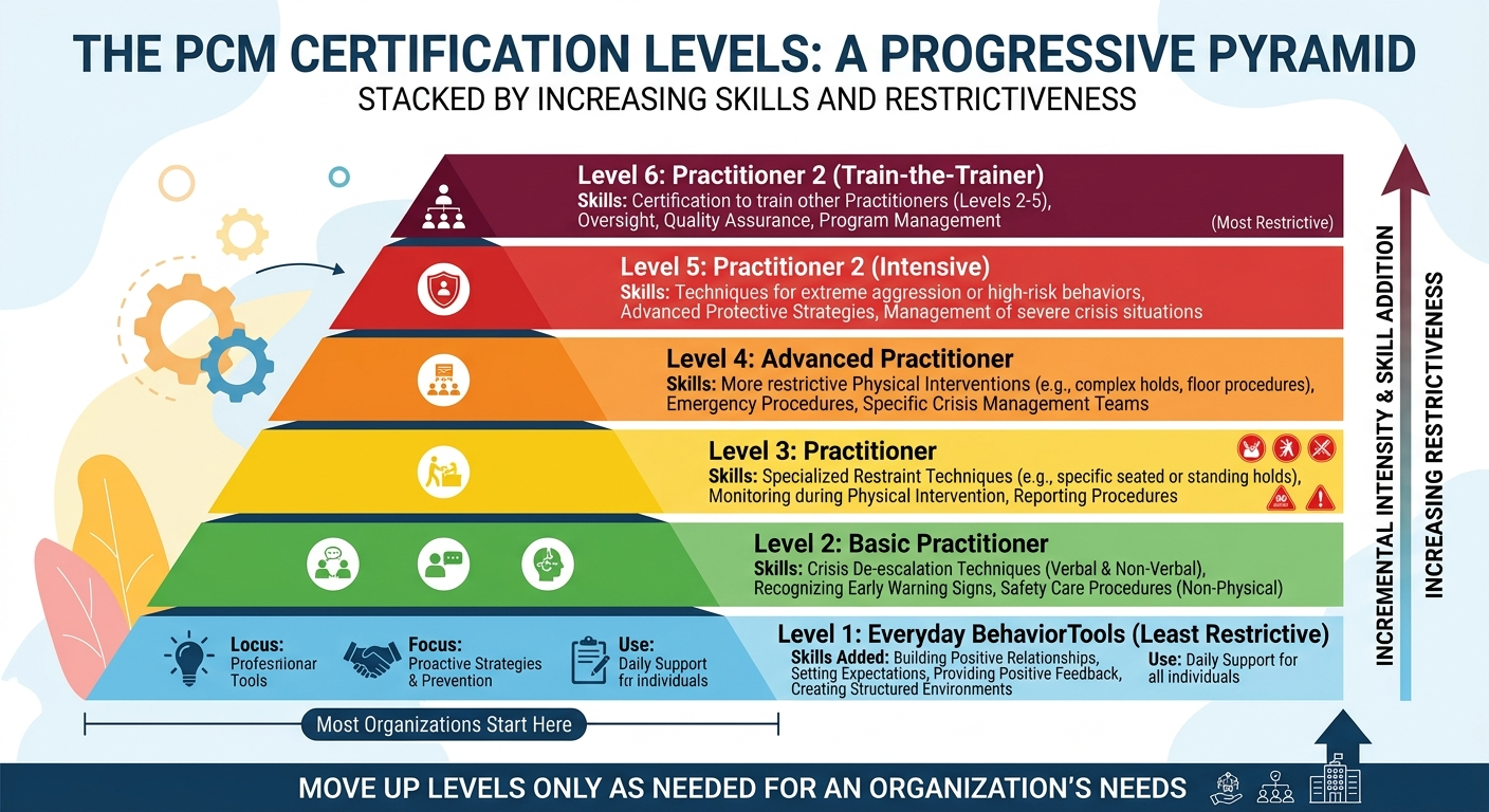 pcm certification levels pyramid