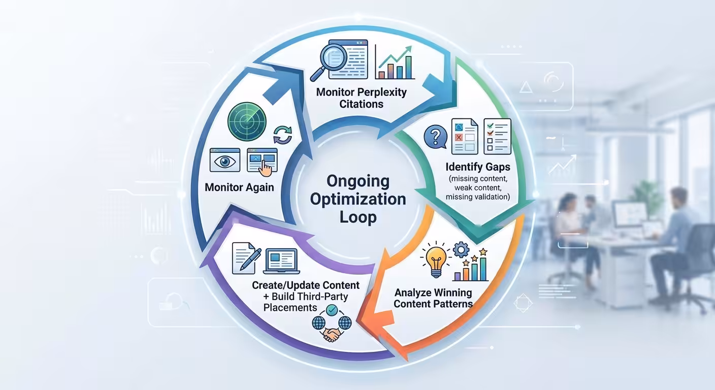 perplexity citation optimization loop