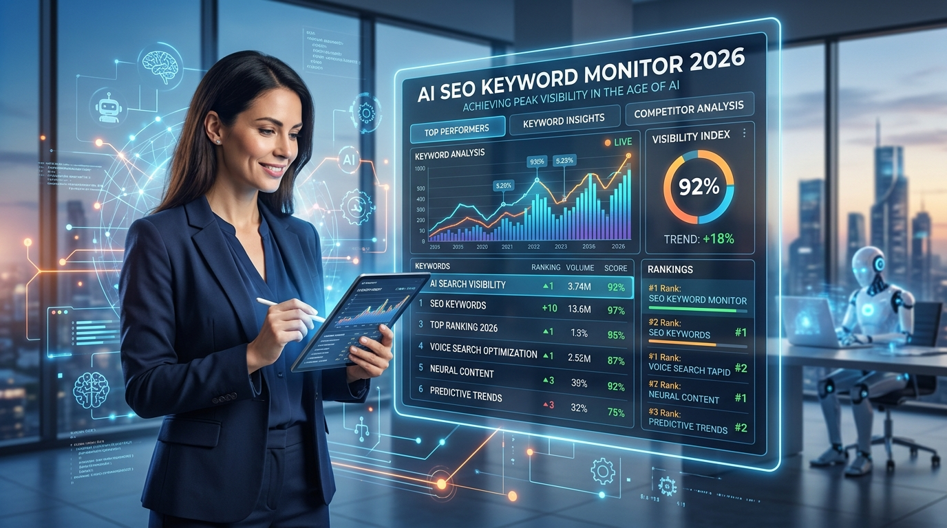 SEO Keyword Monitor for Better AI Visibility in 2026