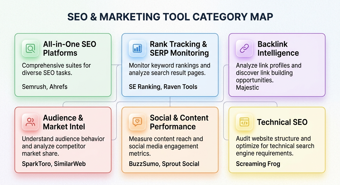 seo tools category map