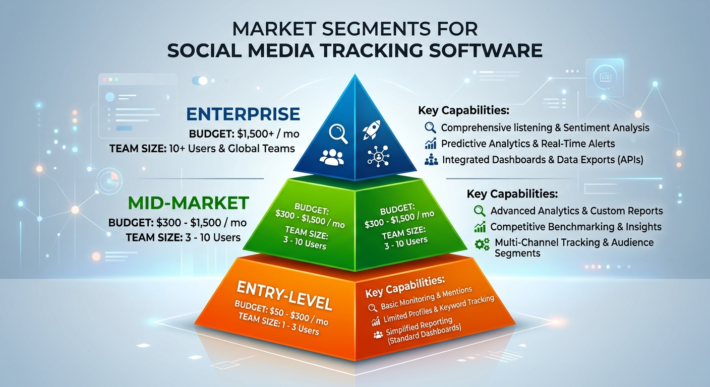 social media market pyramid