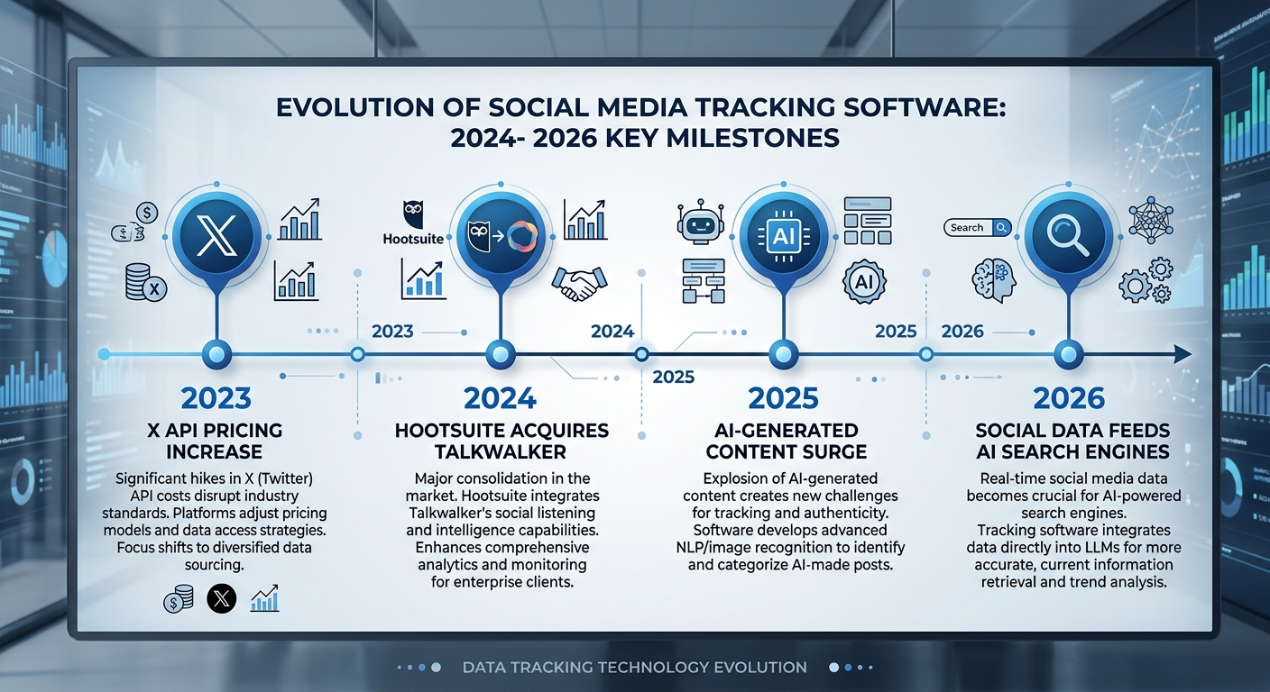 social media software timeline