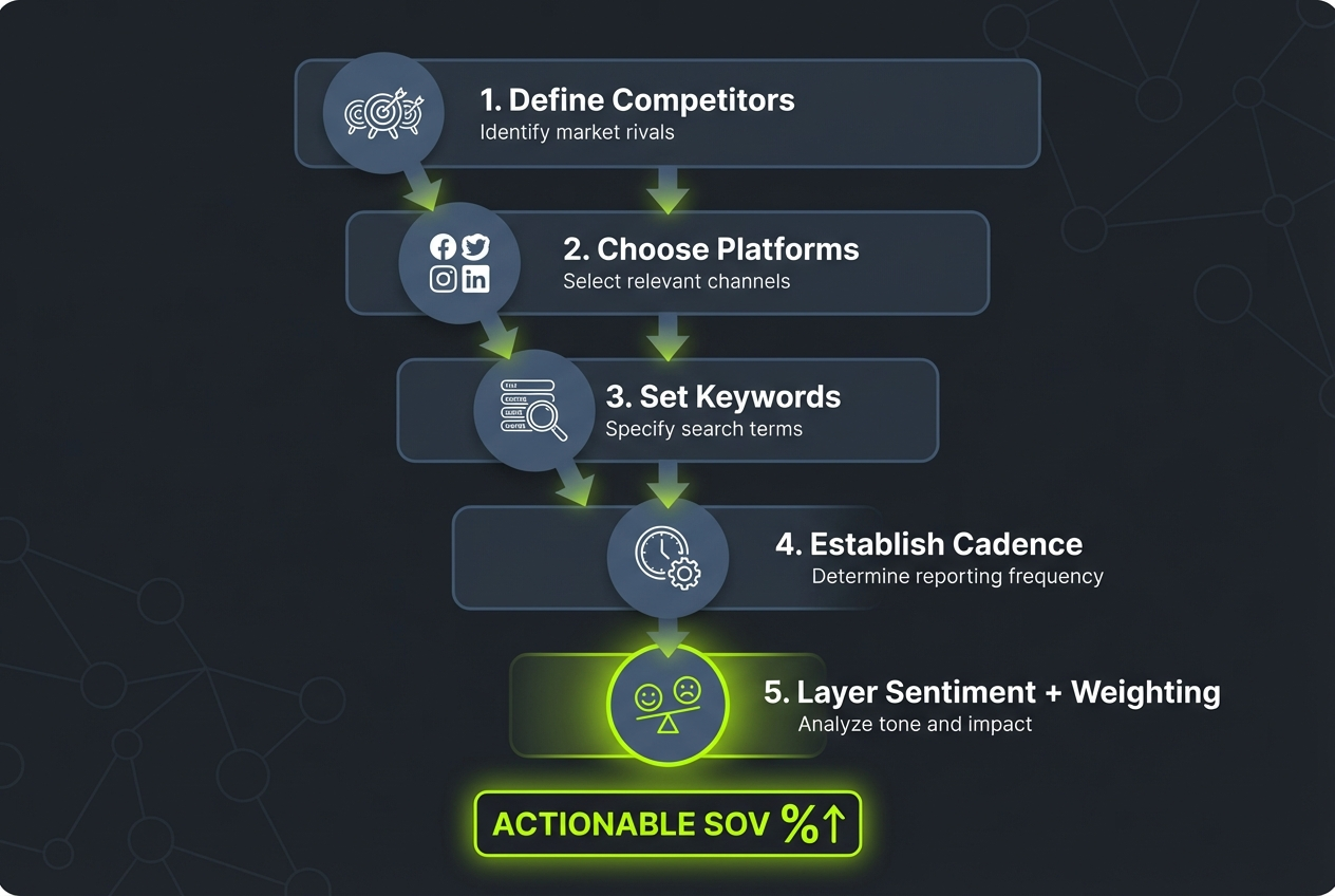 social-share-of-voice-measurement-layered-process-steps