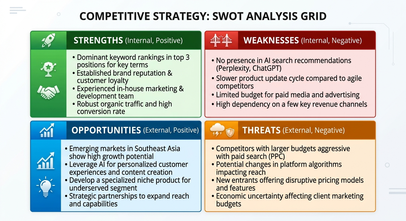 swot analysis matrix