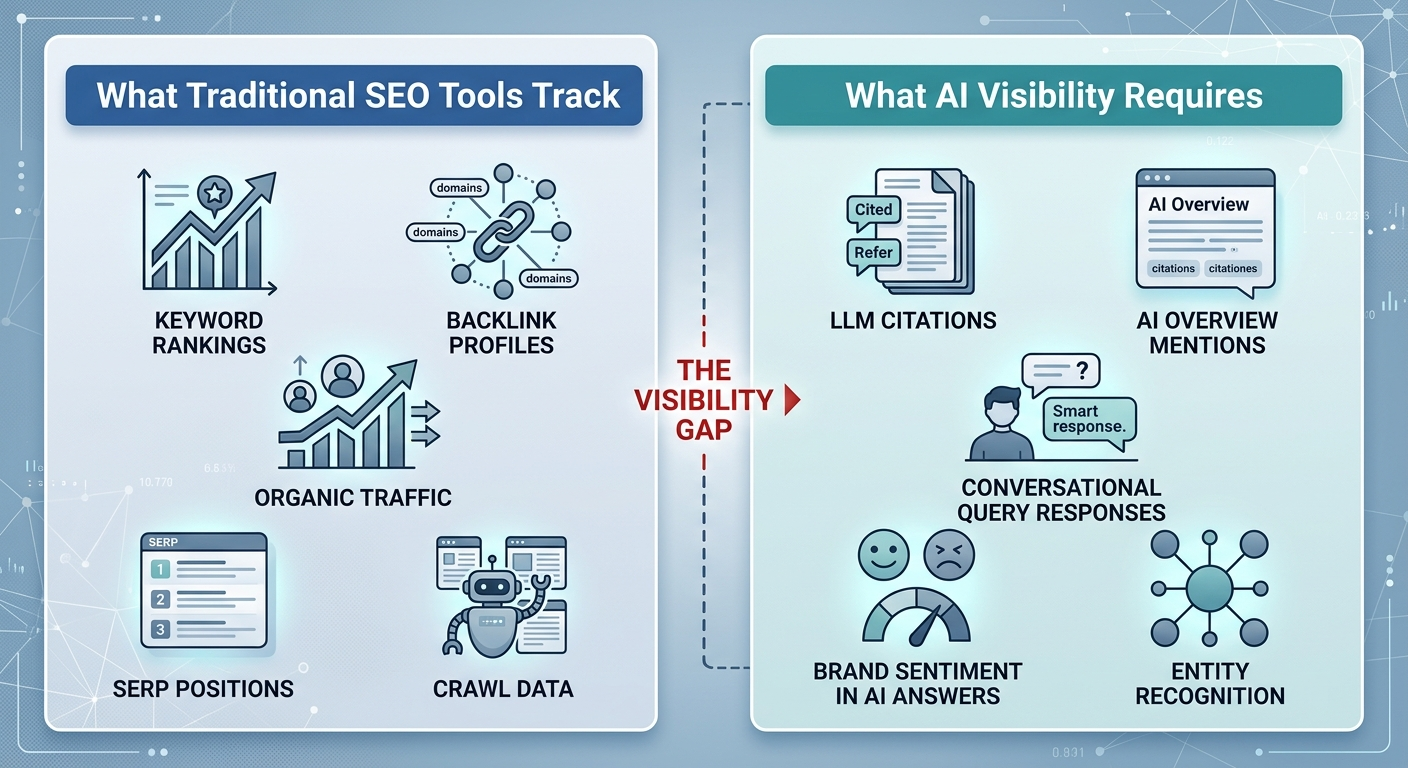 traditional seo vs ai visibility