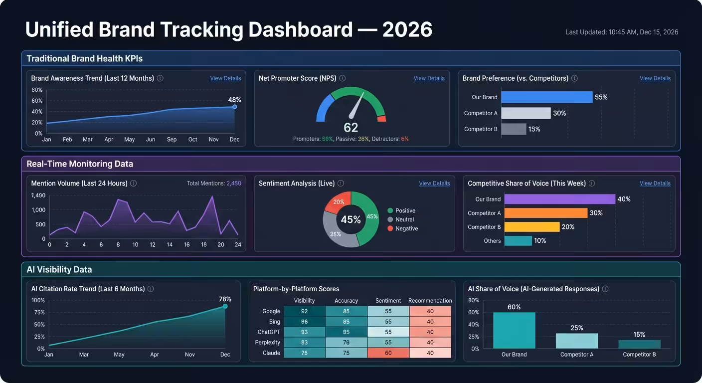 unified brand tracking dashboard