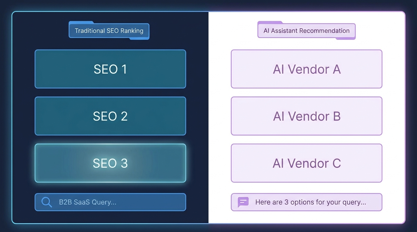 b2b-saas-google-ranking-vs-ai-recommendation-gap