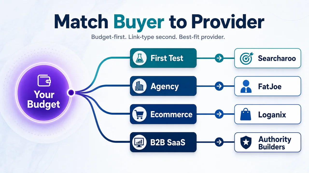 Budget first flow branching to four best fit providers