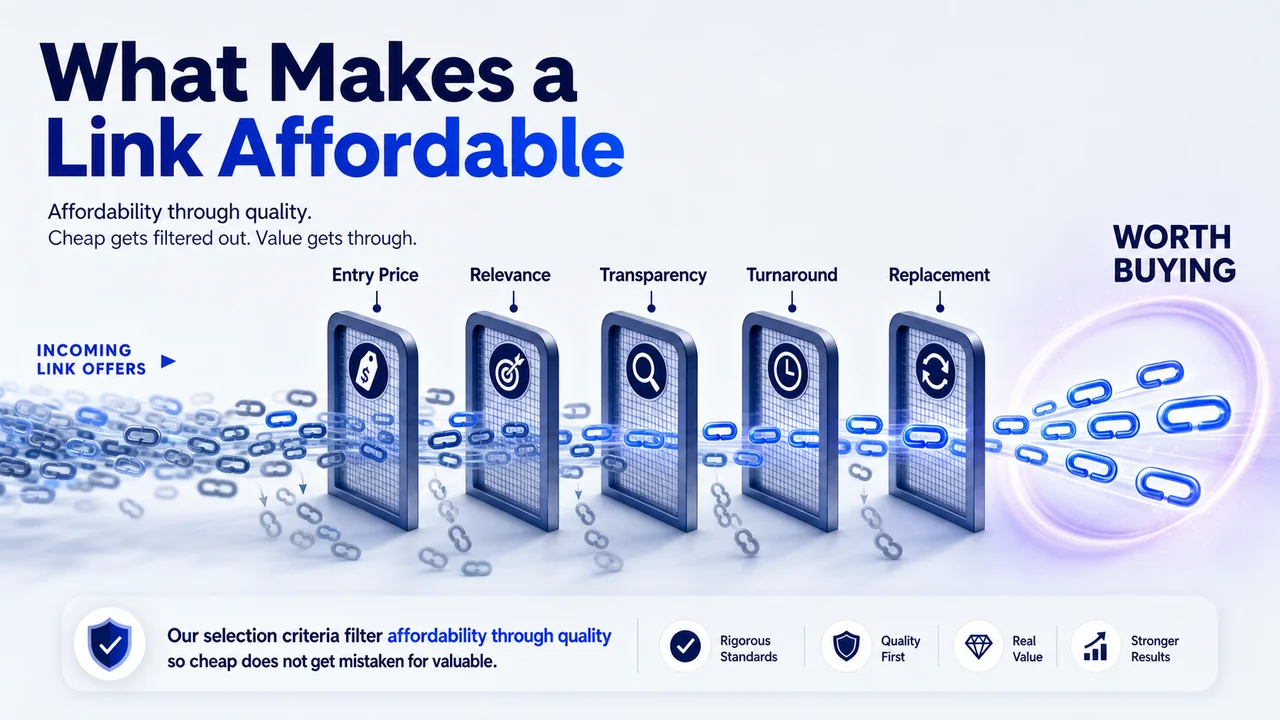 Link offers flowing through five quality gates