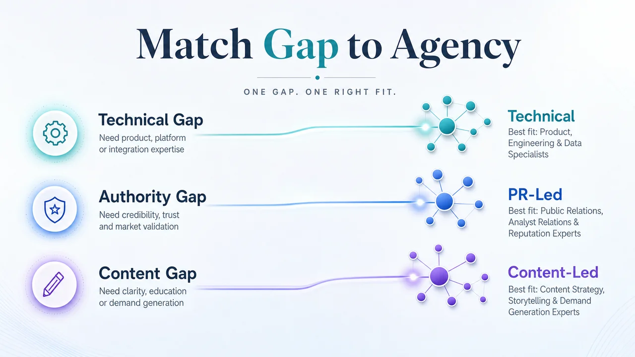 Matching healthtech visibility gap to the right agency type