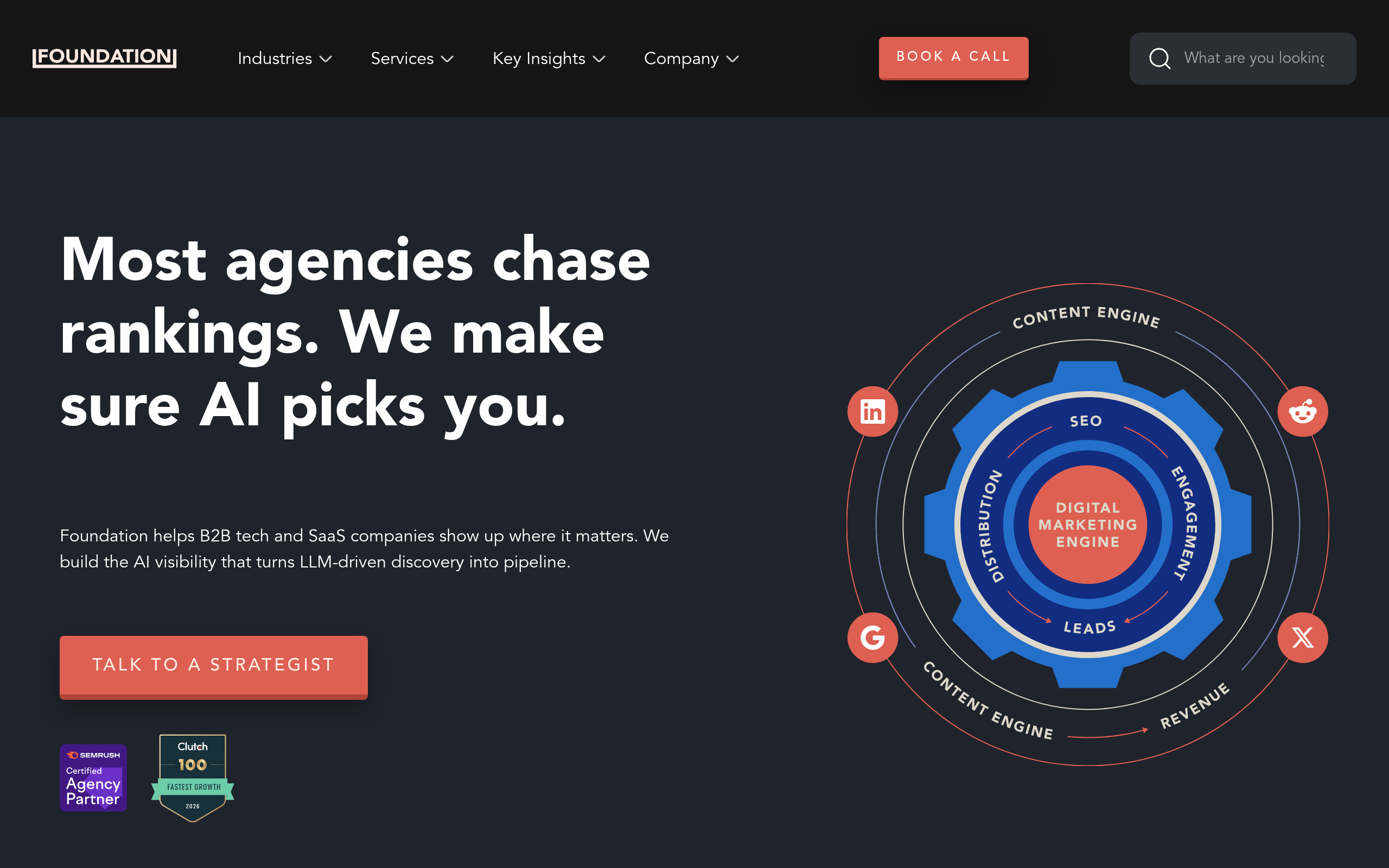 foundation-marketing-distribution-first-b2b-agency-homepage