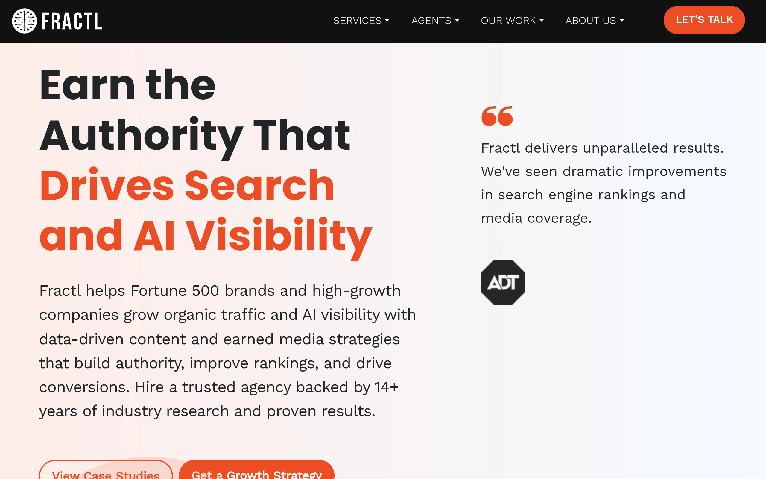Fractl digital PR agency known for data led campaigns