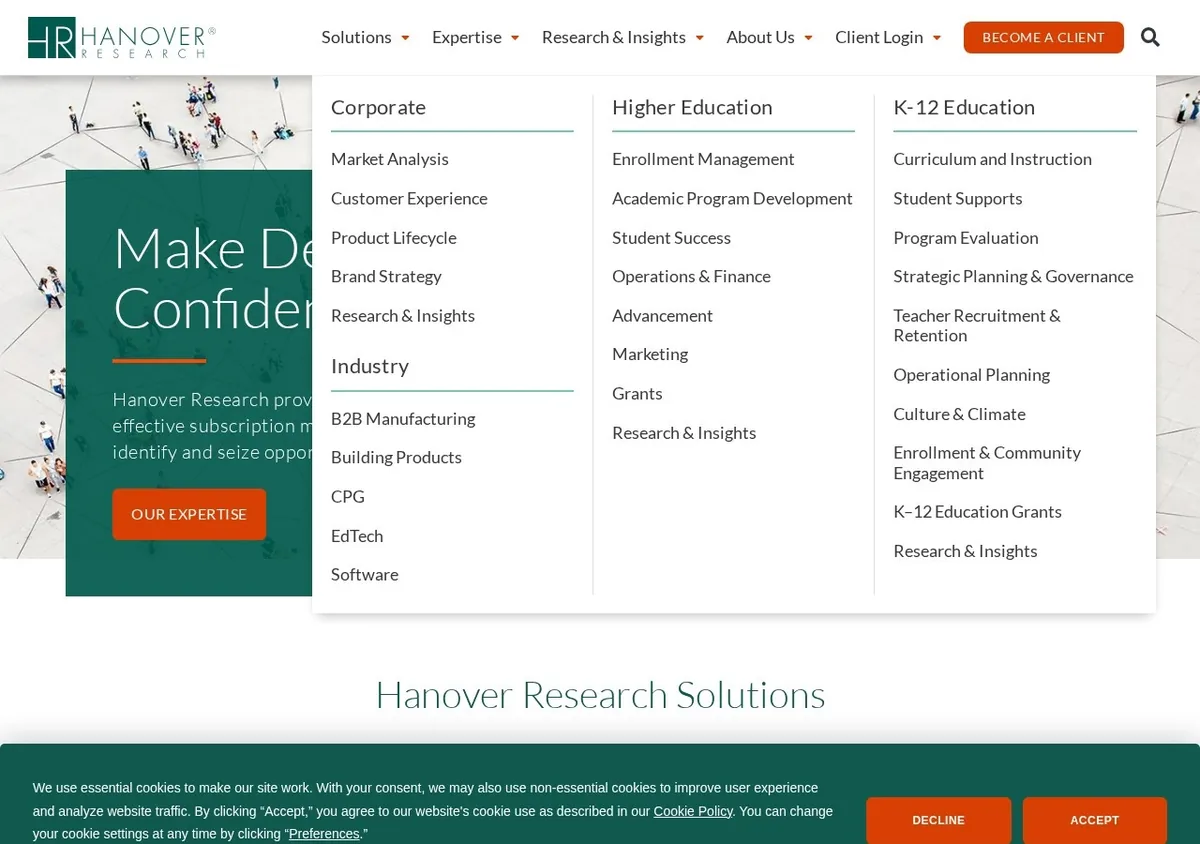 Hanover research custom brand tracking survey guide