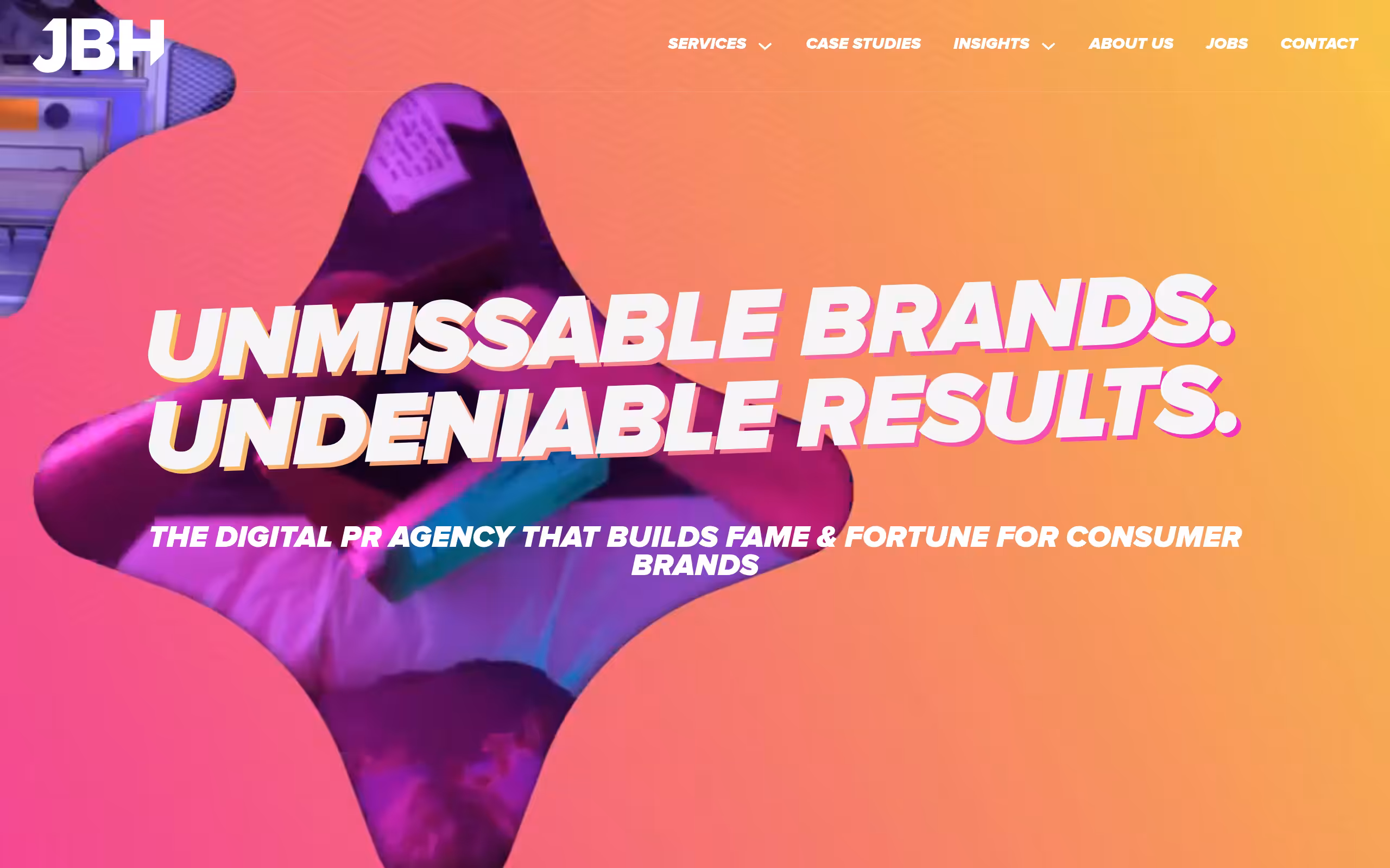 Jbh SEO focused digital PR and link acquisition website