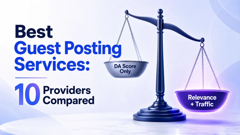 Lens focusing six guest post ranking factors into one point